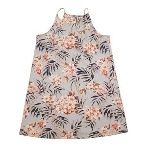 Simply Noelle | Floral Print Dress | Cream and Pink | Size XL